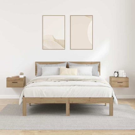 Cabinet De Chevet 2 Pcs 35 X 35 X 20 Cm chêne artisanal