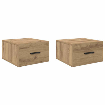 Cabinet De Chevet 2 Pcs 35 X 35 X 20 Cm chêne artisanal