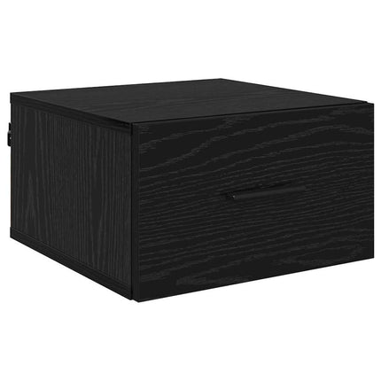 Cabinet De Chevet Avec Tiroir 2 Pcs 35 X 35 X 20 Cm Chêne noir