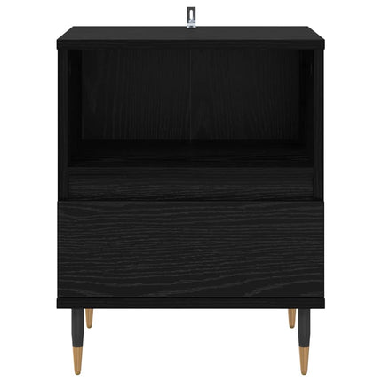 Cabinet de chevet Chêne noir 40 x 35 x 50 cm Bois d'ingénierie