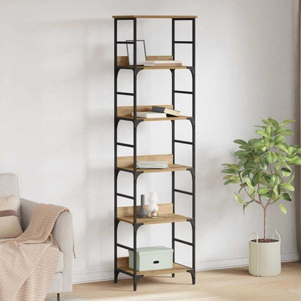 Étagère 50 X 33 X Bois D'ingénierie chêne artisanal 188,5 cm