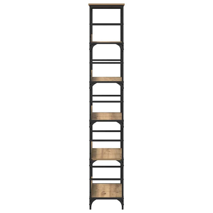 Étagère 50 X 33 X Bois D'ingénierie chêne artisanal 188,5 cm