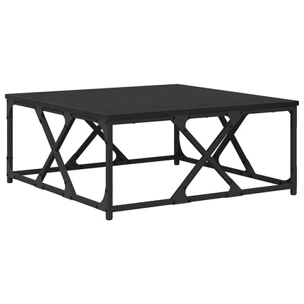 Table Basse Bois D'ingénierie Chêne noir 70 x 70 x 30 cm