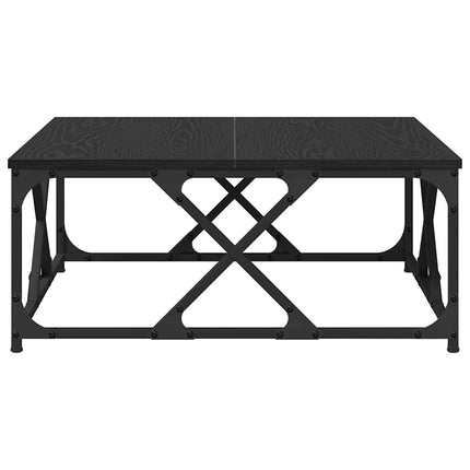 Table Basse Bois D'ingénierie Chêne noir 70 x 70 x 30 cm