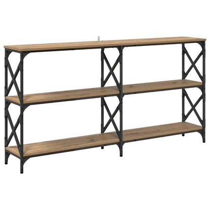 Table Console 156 X 28 X 80,5 Cm chêne artisanal 156 cm