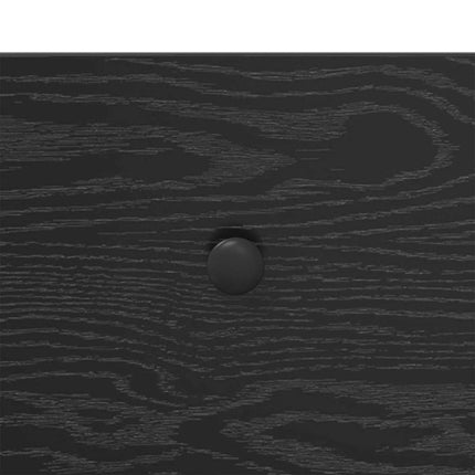 Table Console 100 X 39 X 78,5 Cm Bois D'ingénierie Chêne noir