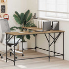 Bureau Chêne artisanal 149 x 149 x 75 cm Bois d'ingénierie