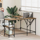 Bureau Chêne artisanal 139 x 139 x 75 cm Bois d'ingénierie