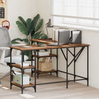 Bureau Bois Ancien 139 x 139 x 75 cm Bois d'ingénierie