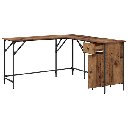 Bureau Bois Ancien 141 x 141 x 75 cm Bois d'ingénierie