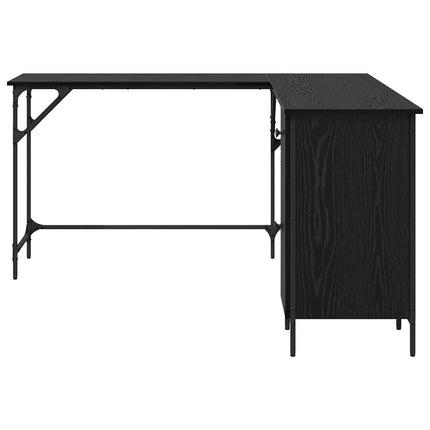 Bureau Chêne noir 141 x 141 x 75 cm Bois d'ingénierie