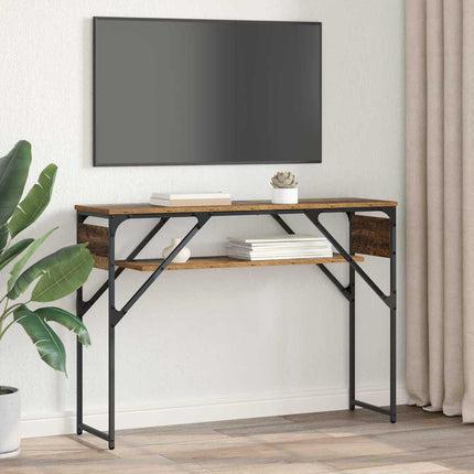 Tableconsole 105X30X75Cm Bois D'ingénierie Bois ancien 105 cm