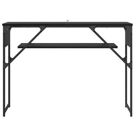 Tableconsole 105X30X75Cm Bois D'ingénierie Chêne noir 105 cm