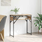 Tableconsole 75X30X75Cm Bois D'ingénierie chêne artisanal 75 cm