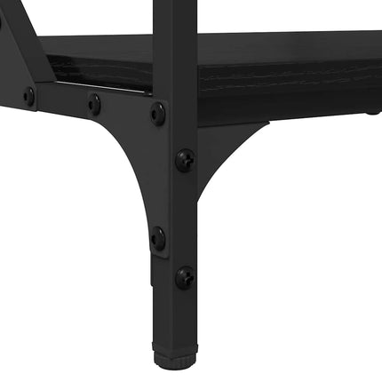 Table Basse 70X50X50Cm Bois D'ingénierie Chêne noir 70 cm