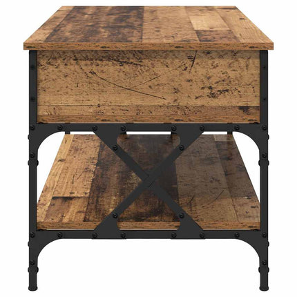 Table Basse 100 X 50 X 50 Cm Bois D'ingénierie Bois ancien 100 cm