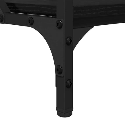 Table Basse 100 X 50 X 50 Cm Bois D'ingénierie Chêne noir 100 cm