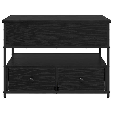 Table Basse 70 X 50 X 50 Cm Bois D'ingénierie Chêne noir 70 cm