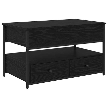 Table Basse 85 X 50 X 50 Cm Bois D'ingénierie Chêne noir 85 cm