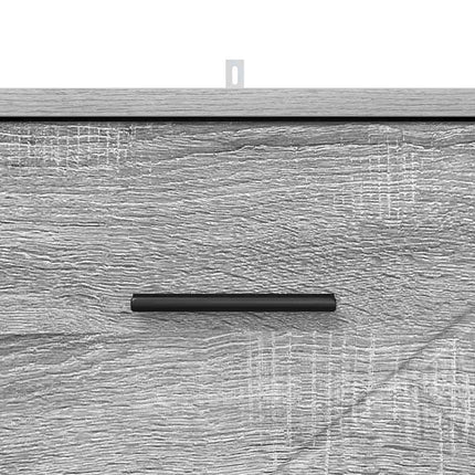 Cabinet de chevet Sonoma gris 38 x 38 x 66 cm Bois d'ingénierie