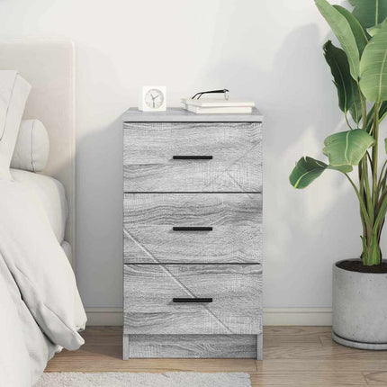 Cabinet de chevet Sonoma gris 38 x 38 x 66 cm Bois d'ingénierie
