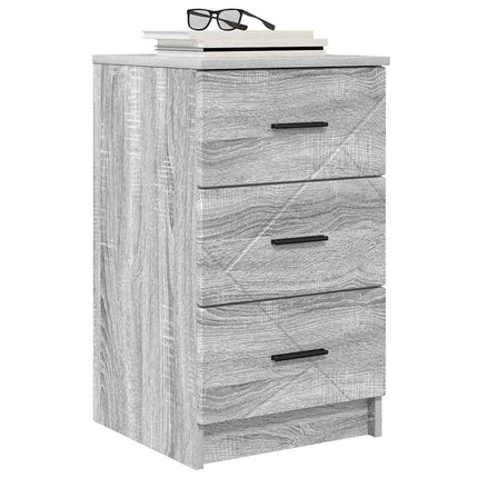 Cabinet de chevet Sonoma gris 38 x 38 x 66 cm Bois d'ingénierie