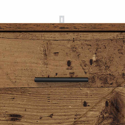 Cabinet de chevet Bois ancien 38 x 38 x 66 cm Bois d'ingénierie