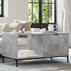 Table basse Gris béton 90 x 49 x 46 cm Bois d'ingénierie