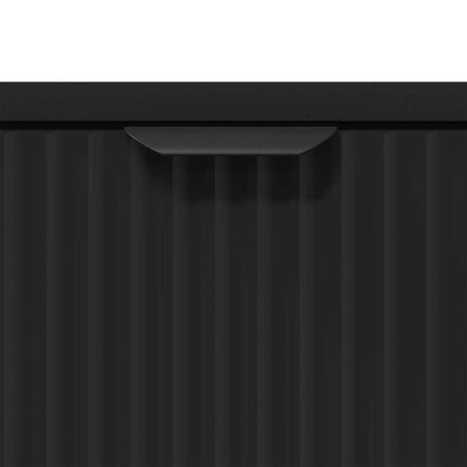 Table de chevet Noir 63,5 x 36 x 61 cm Bois d'ingénierie