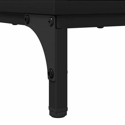 Table de chevet Noir 63,5 x 36 x 61 cm Bois d'ingénierie