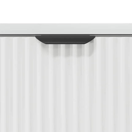 Table de chevet avec tiroir Blanc brillant 63,5 x 36 x 61 cm