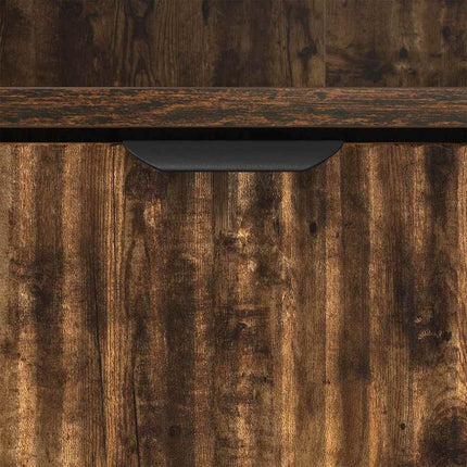 Table de chevet Chêne fumé 49 x 36 x 61 cm Bois d'ingénierie