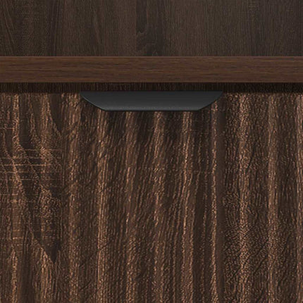 Table de chevet Chêne marron 49 x 36 x 61 cm Bois d'ingénierie