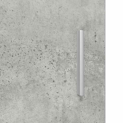 Meuble mural Gris béton 55 x 29 x 100 cm Bois d'ingénierie