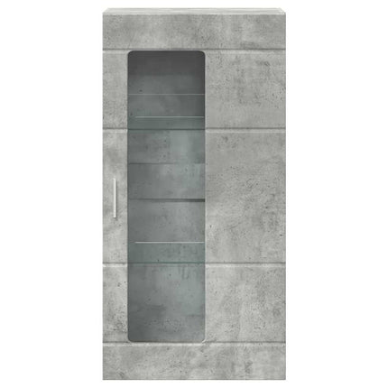 Meuble mural Gris béton 55 x 29 x 100 cm Bois d'ingénierie