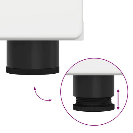 Meuble TV avec tiroir Blanc 150 x 39 x 30 cm Bois d'ingénierie