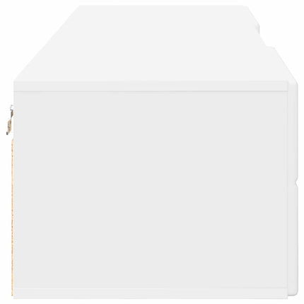 Meuble TV avec tiroir Blanc 150 x 39 x 30 cm Bois d'ingénierie