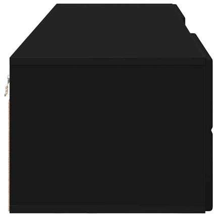 Meuble TV avec tiroir Noir 150 x 39 x 30 cm Bois d'ingénierie