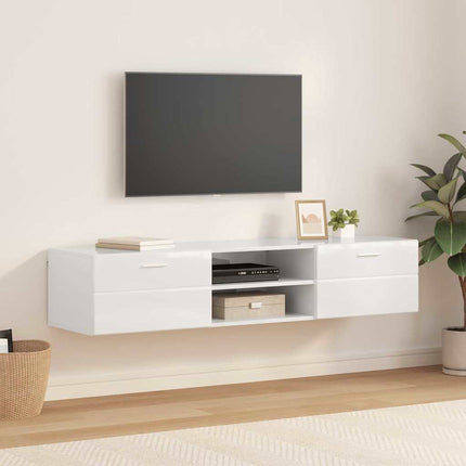 Meuble TV Gris béton 150 x 39 x 30 cm Bois d'ingénierie