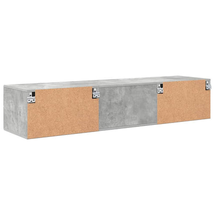 Meuble TV Gris béton 150 x 39 x 30 cm Bois d'ingénierie