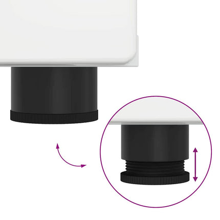 Meuble TV Gris béton 150 x 39 x 30 cm Bois d'ingénierie