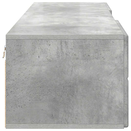 Meuble TV Gris béton 150 x 39 x 30 cm Bois d'ingénierie