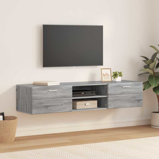 Meuble TV Sonoma gris 150 x 39 x 30 cm Bois d'ingénierie