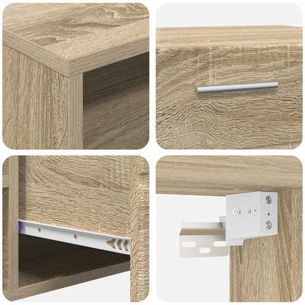 Meuble TV Chêne sonoma 100.5 x 39 x 30 cm Bois d'ingénierie