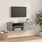 Meuble TV Sonoma gris 100.5 x 39 x 30 cm Bois d'ingénierie