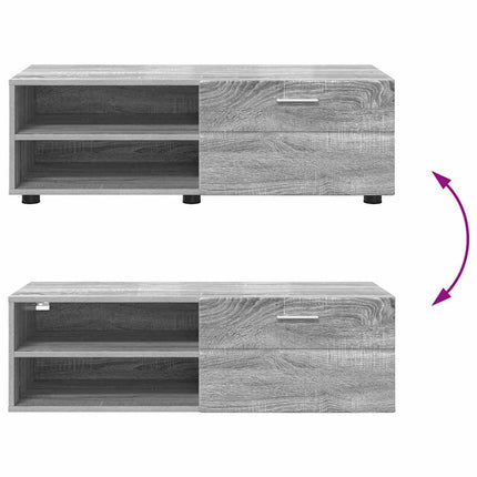 Meuble TV Sonoma gris 100.5 x 39 x 30 cm Bois d'ingénierie