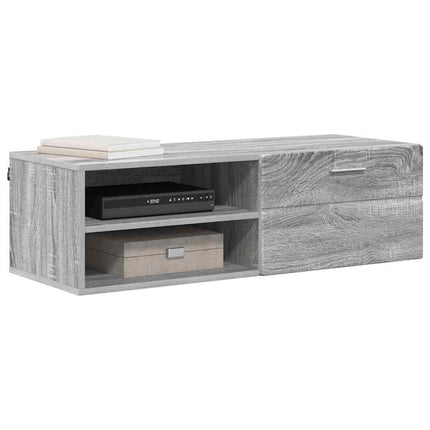 Meuble TV Sonoma gris 100.5 x 39 x 30 cm Bois d'ingénierie