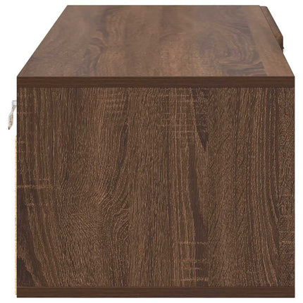 Meuble TV Chêne marron 100.5 x 39 x 30 cm Bois d'ingénierie