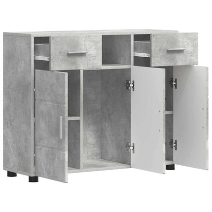Buffet Gris béton 88.5 x 30.5 x 73 cm Bois d'ingénierie