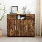 Buffet Chêne fumé 88.5 x 30.5 x 73 cm Bois d'ingénierie